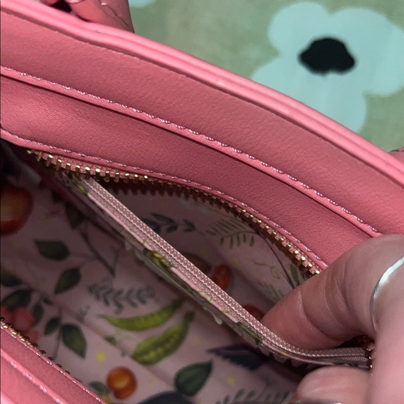 Fable England Mini Pink Handbag with Scarf - Picture 7 of 15